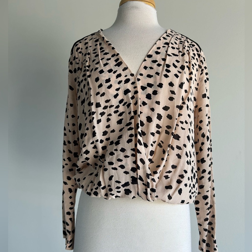 SAM & LAVI Long sleeve patterned blouse